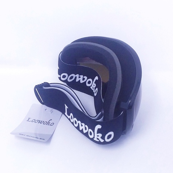 Black Frame Smoky Brown Lens 14.1% VLT Snowboard Ski Goggles - Picture 4 of 12